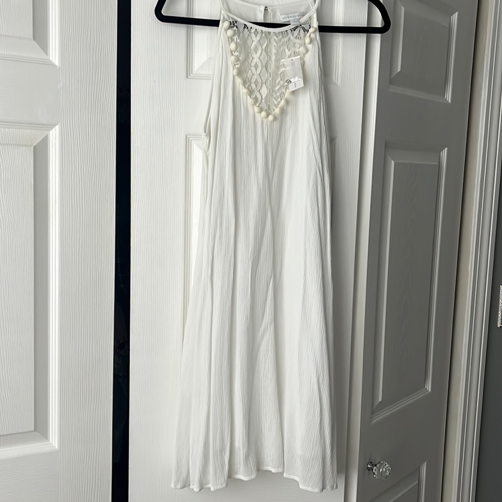 NWT!! NY&Company white sun dress size medium